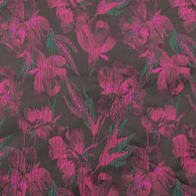 Oranje fuchsia petrol jacquard