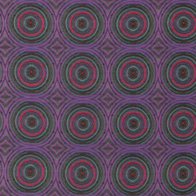 paars wol modal tricot stof italiaans import met cirkels