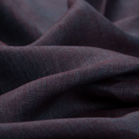 blauw bordeaux linnen melange stof  Italiaans import