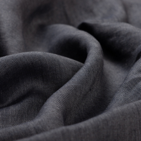 grijs marine linnen melange stof  Italiaans import