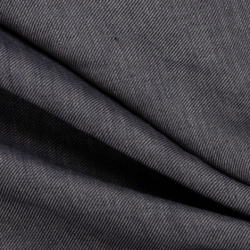grijs marine linnen melange stof  Italiaans import