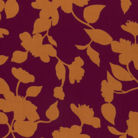 viscose twill stof Italiaans import in bordeaux en oker