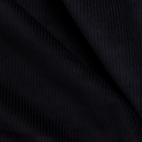 Blauw ribfluweel stof