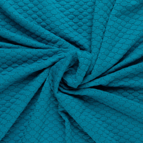 Donkerblauw corduroy stof