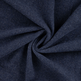 NAVY melange merino wol fleece