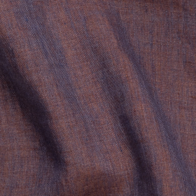 amber indigo gemeleerd linnen stof  Italiaans import