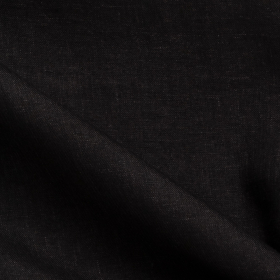 zwart antraciet grijs gemeleerd linnen stof  Italiaans import