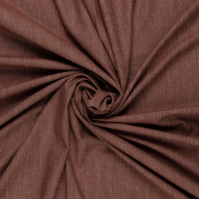 licht bruin linnen lyocell katoen mix denim stof