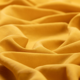 geel linnen viscose stof