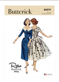 jurk (maat 40-48) Butterick 6870