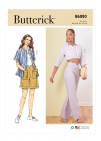 blouse, broek en short (maat 42-50) Butterick 6880