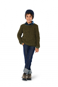 sweater en broek (maat 104-140) Burda 9251