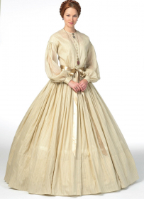 jurk met petticoat (maat 34-42) Butterick B5831