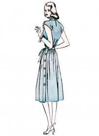 vintage jurk (maat 32-40) Butterick 6889