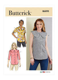 blouse (maat 44-52) Butterick 6895
