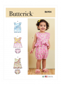 jurkje met broekje (maat 50-74) Butterick 6904