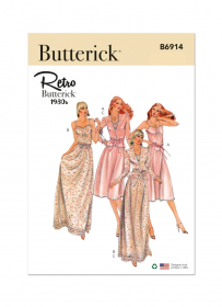 vintage jurk en jasje (maat 42-50) Butterick 6914