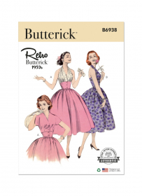 retro jurk en jasje - Butterick 6938