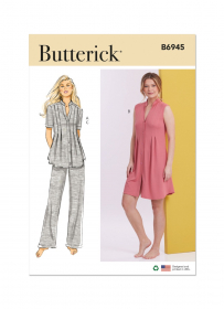 top, jurk en broek - Butterick 6945