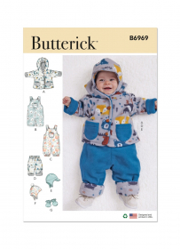 baby skipakje - Butterick 6969