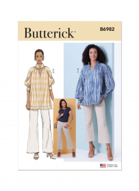tuniek en jeans - Butterick 6982
