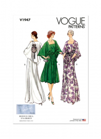 vintage avondjurk - Vogue 1947