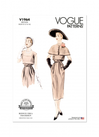 jurk en cape - Vogue 1964