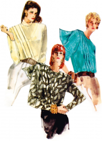 blouse - Vogue 1980